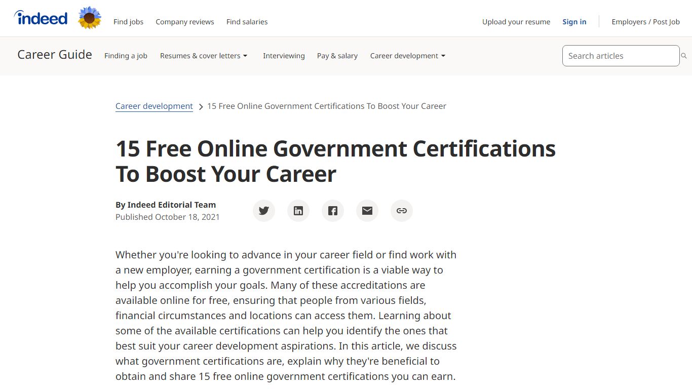 15 Free Online Government Certifications To Boost Your Career